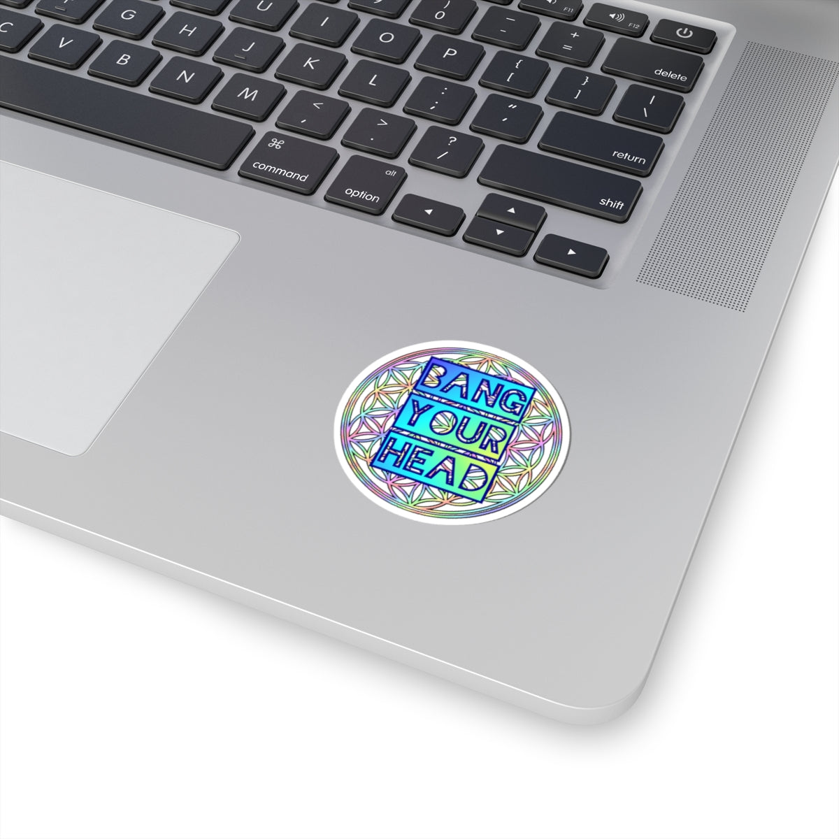 BANG YOUR HEAD waterproof Decal no-bubble sticker for car, laptop, book, water bottle, etc