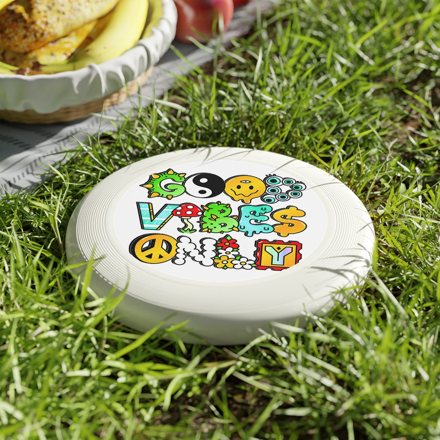 Wham-O Frisbee 11" Good Vibes Only Festival Frisbee Golf