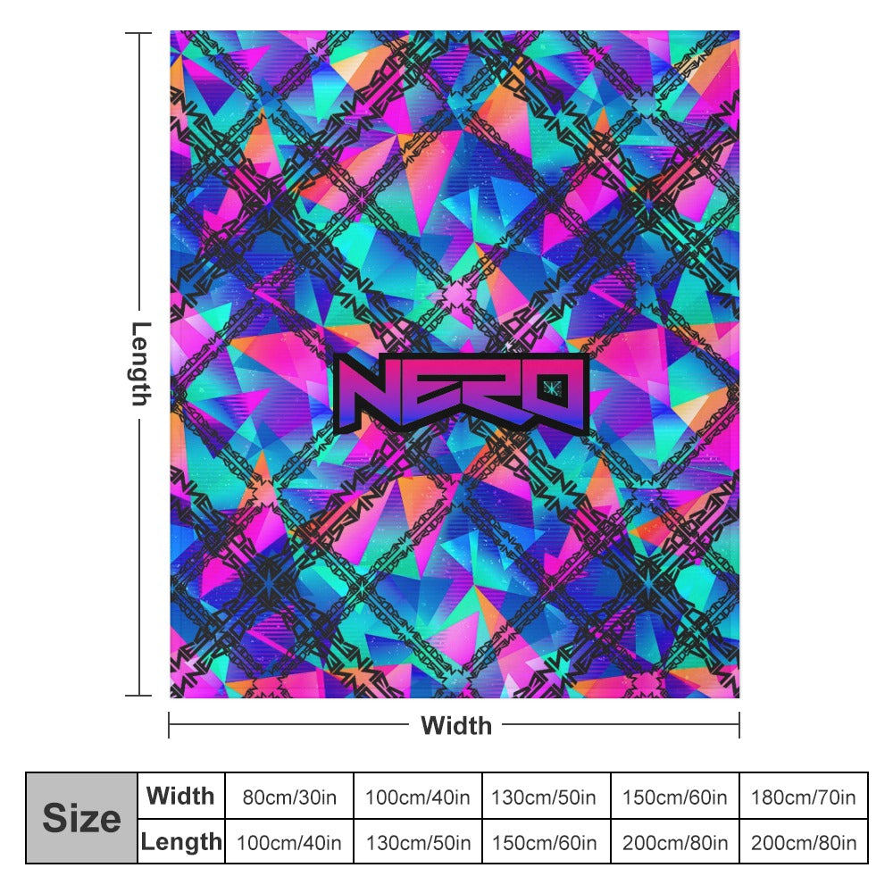 Custom EDM Artists Ultra-Soft Flannel Blanket for Camping Festival Rave in Multiple Sizes