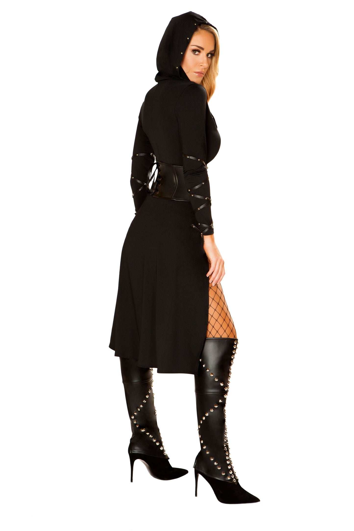 4845Roma Costume 3pc The Queens Assassin Ninja
