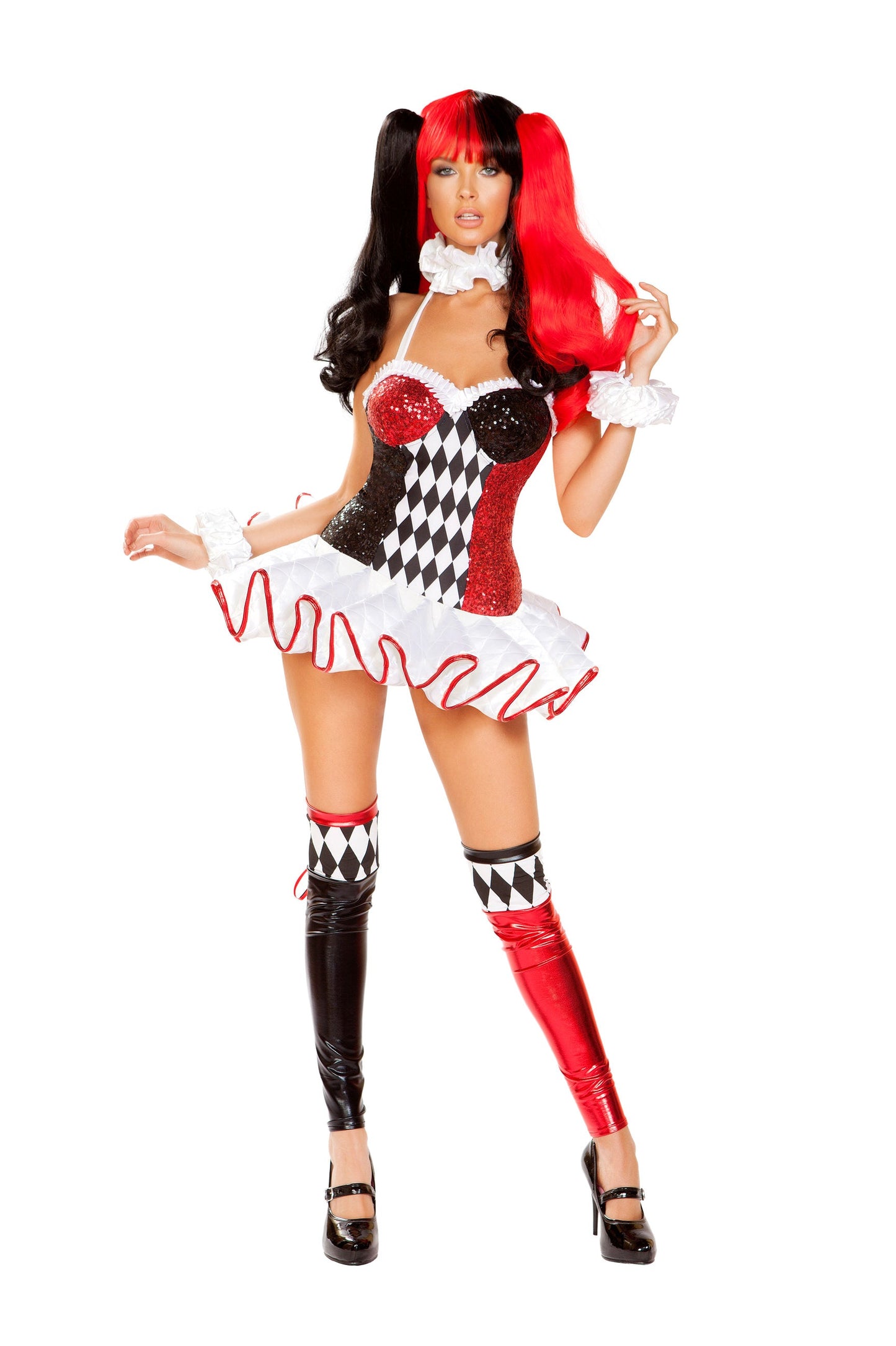 Harley Quin Costume 3pc Set