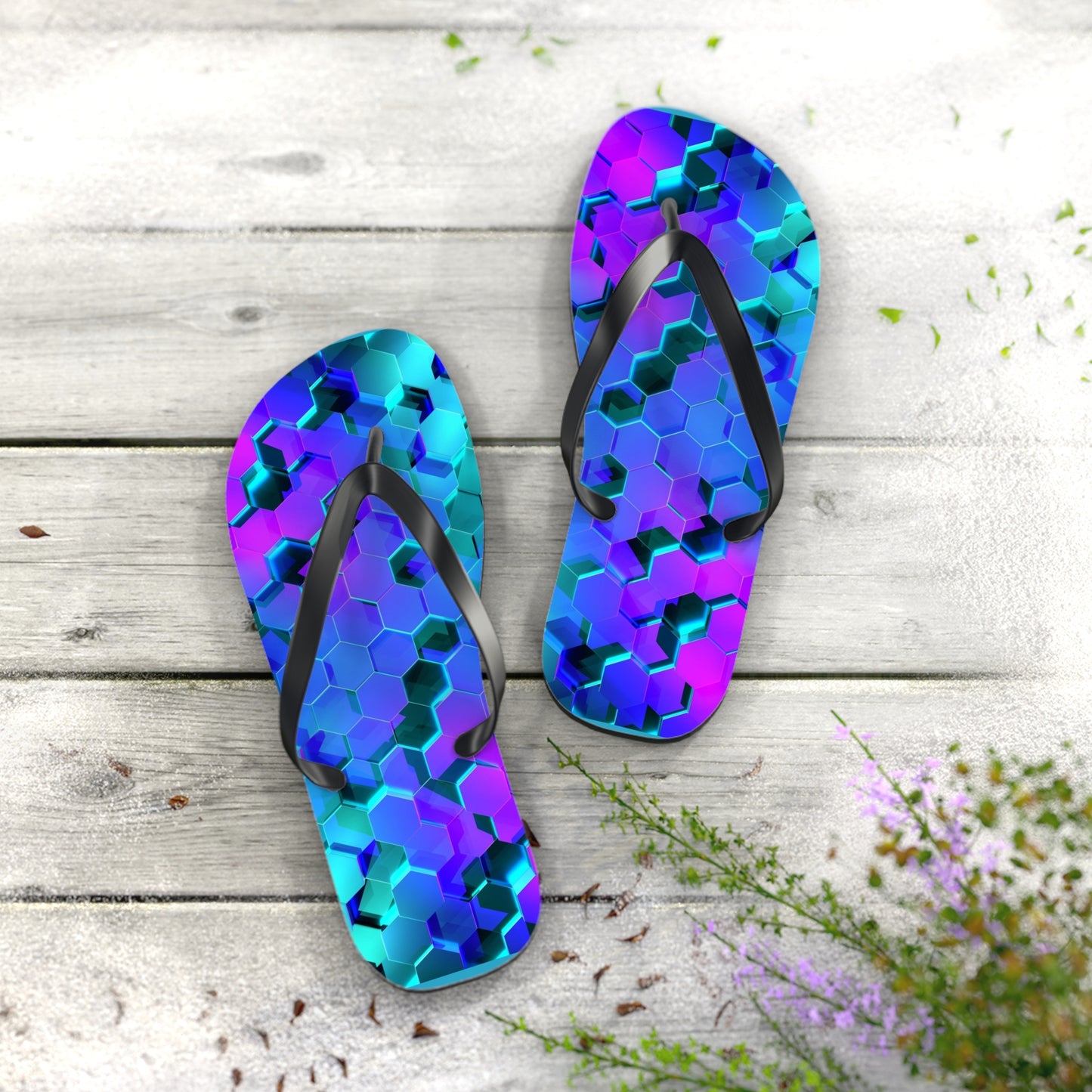 3D Bio-mech Unisex Flip Flops