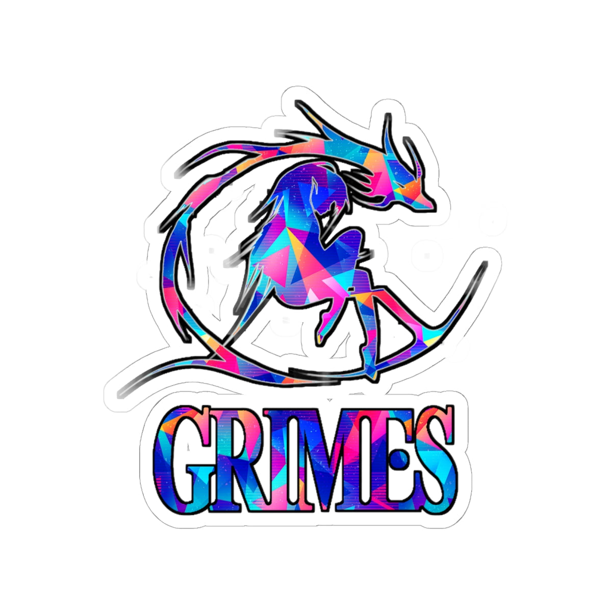 Grimes Stickers, Decal