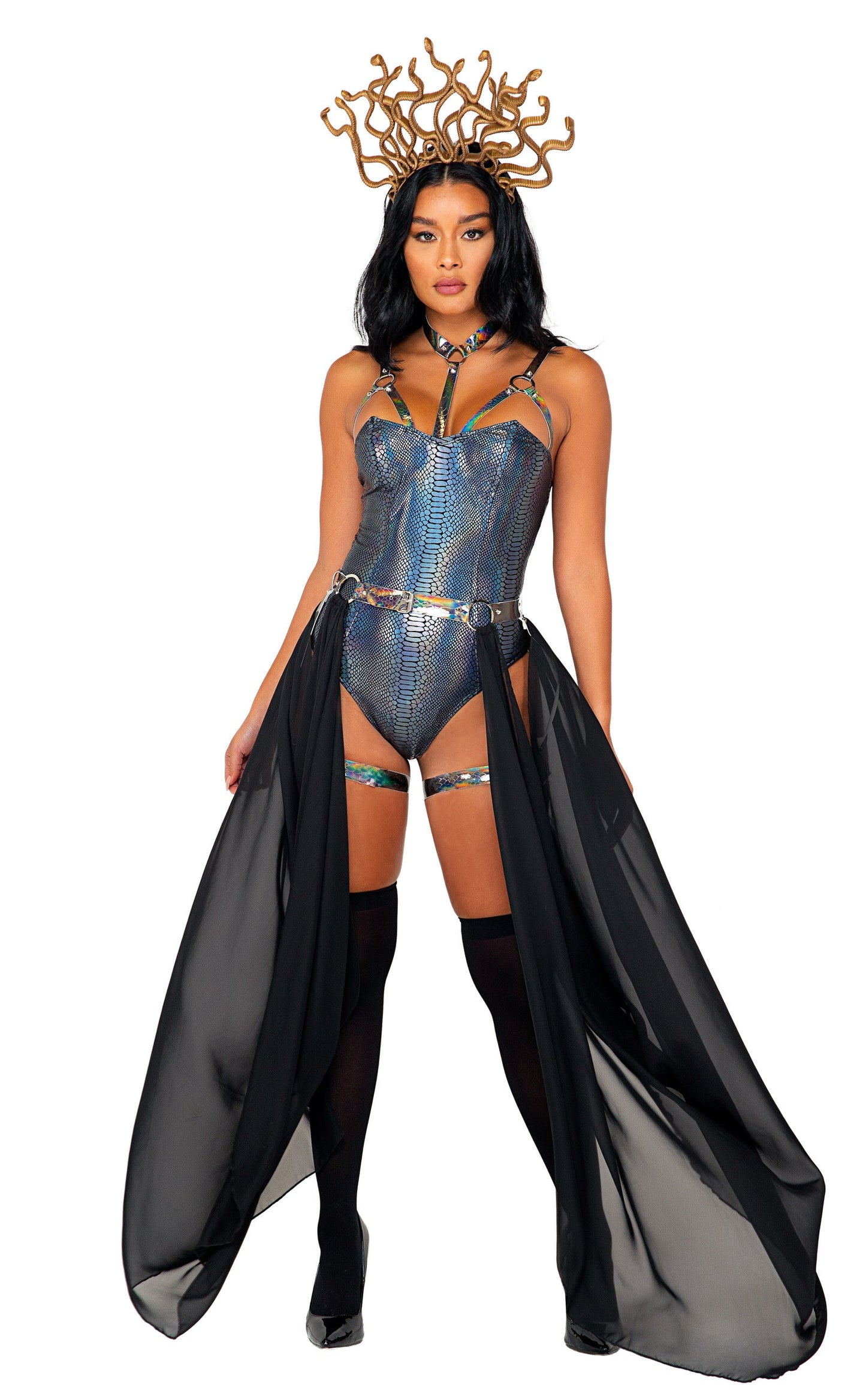 Sensual Serpent Medusa Queen Costume 3pc Set