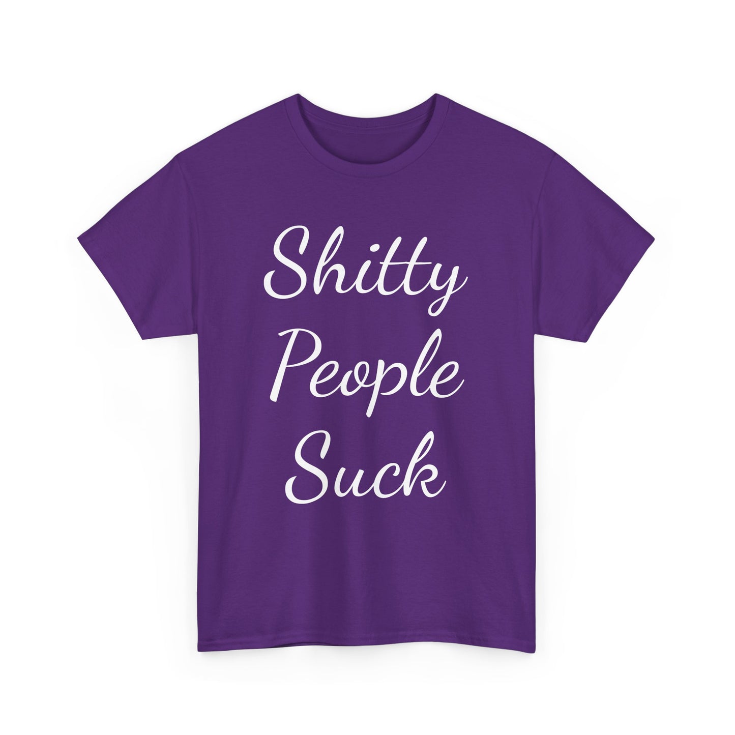 Sh*tty People Suck Sweatproof Music Festival Tees Thick Cotton Rave T Shirt Mens Womens Unisex