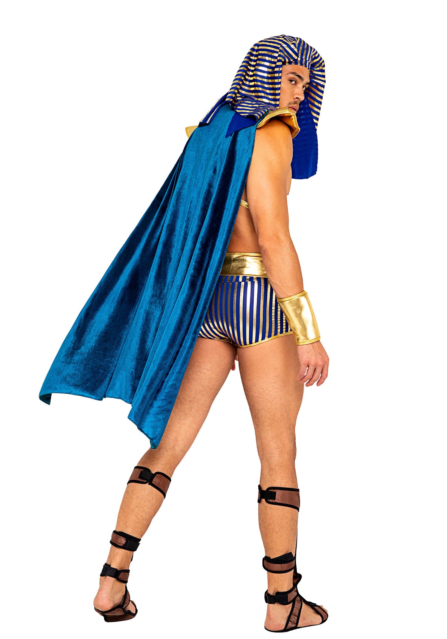 Mens King Pharaoh of Egypt Costume 5pc Set