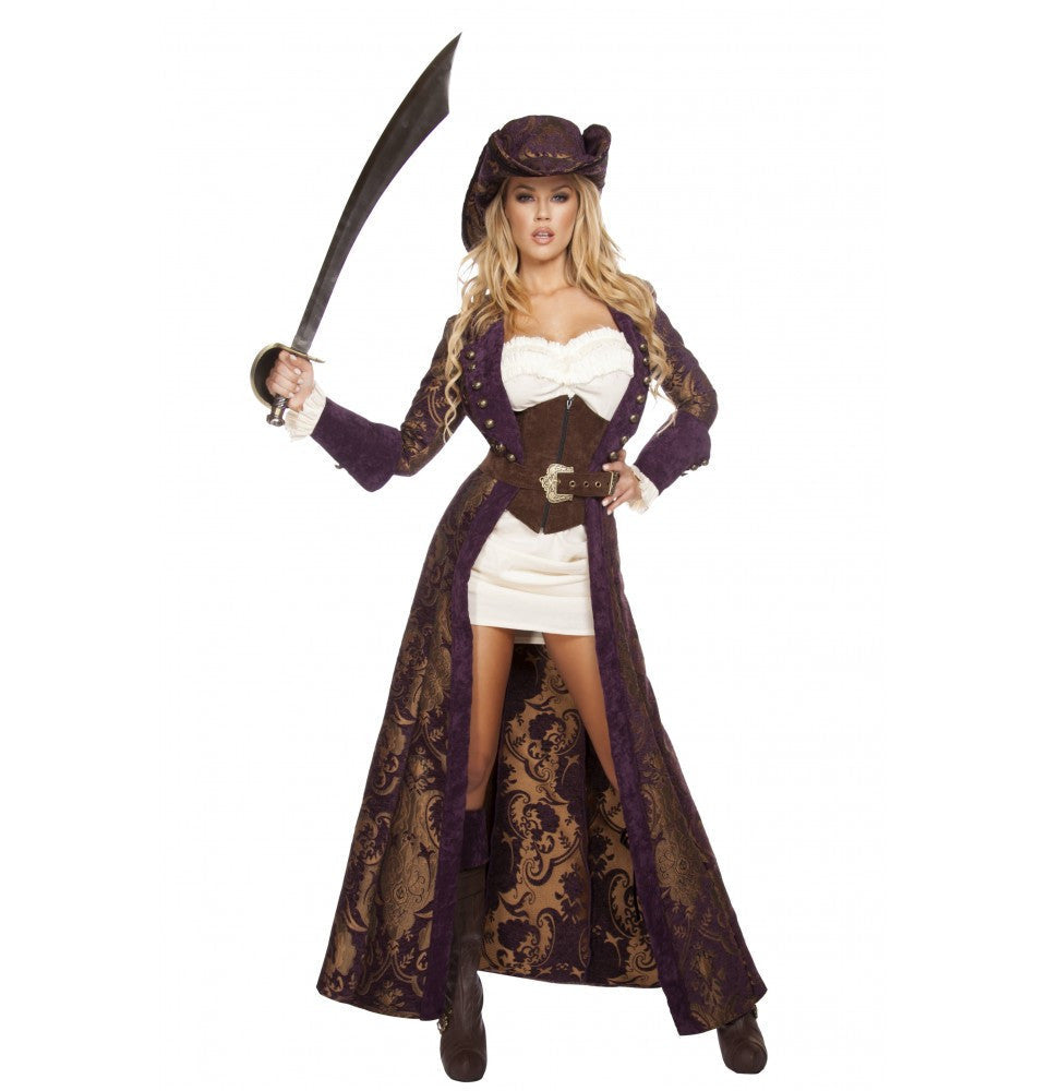 4574 6pc Decadent Pirate DivaRoma Costume New Arrivals,New Products,Costumes1