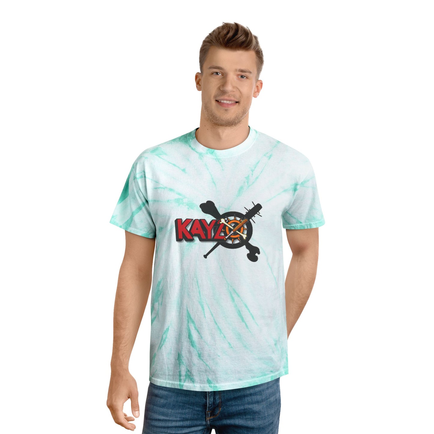 Kayzo Tie-Dye T Shirt Sweat Proof Rave Music Festival Tee
