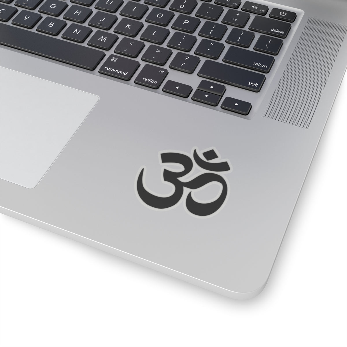 Black Ohm Buddhist Vinyl Decal Sticker for Pasties, Car, Window, Book, Laptop, Wall Decor