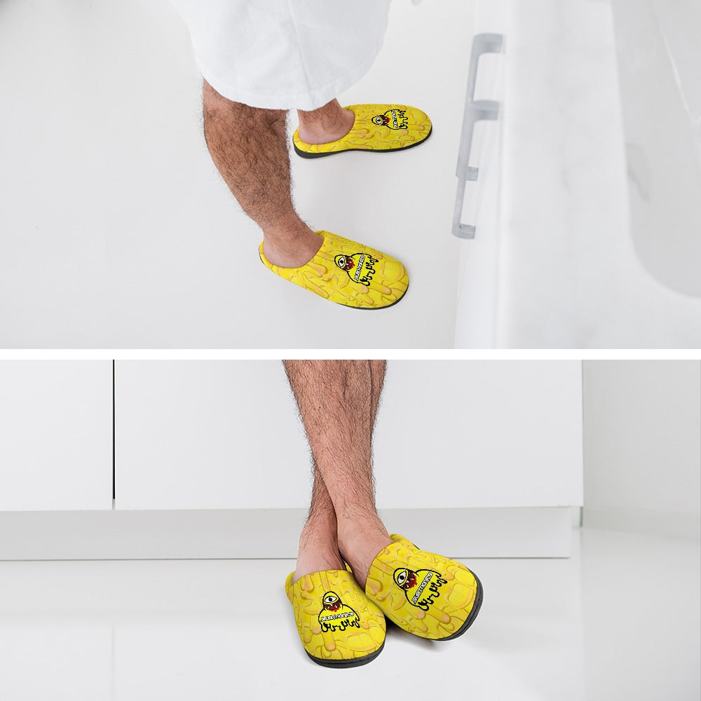 EDM Artist Cotton Slippers Soft, Comfy, No-Slip, Waterproof, Odor-resistant Music Festival Rave Gifts Mens Womens Unisex LIMITED EDITION