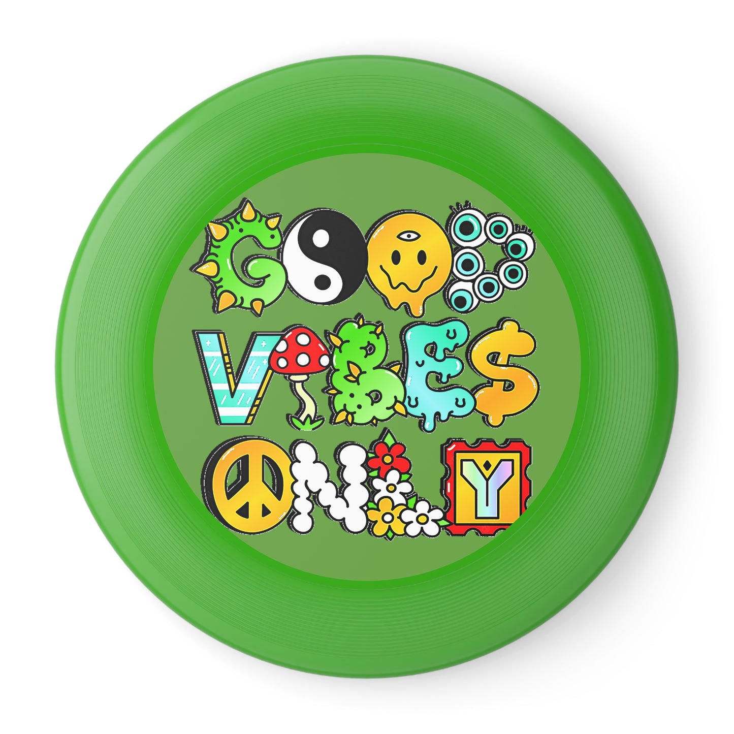 Wham-O Frisbee 11" Good Vibes Only Festival Frisbee Golf