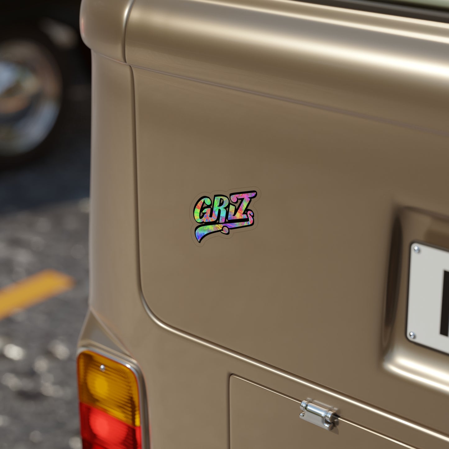 Griz Car Sticker Vinyl Transparent Waterproof Decal for Books, Laptops, Windows Rave Music Festival