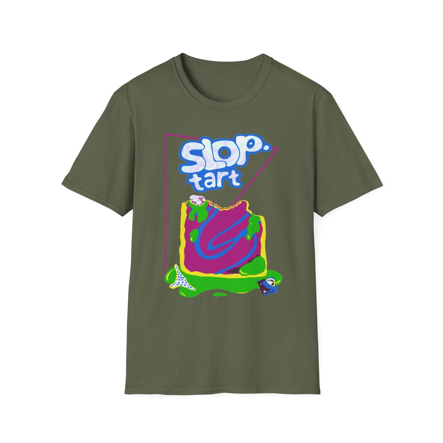 The Infamous SLOP TART Shirt Softstyle Cotton Rave T-Shirt Mens Womens Unisex Ravewear, Music Festival Tees, Streetwear