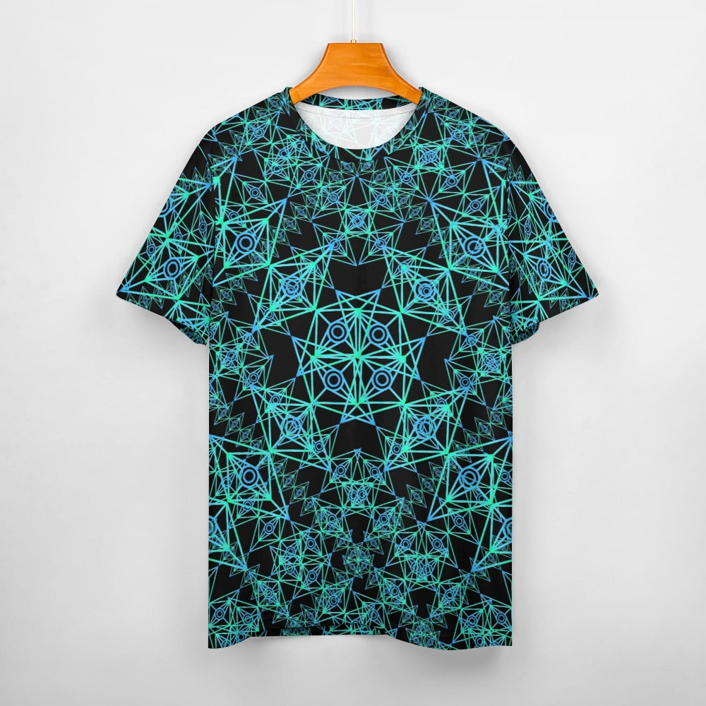Men's Slander All-Over Fitted Rave Shirt Super Soft Breathable Sweat-Proof Odor-Resistant Music Festival Tee