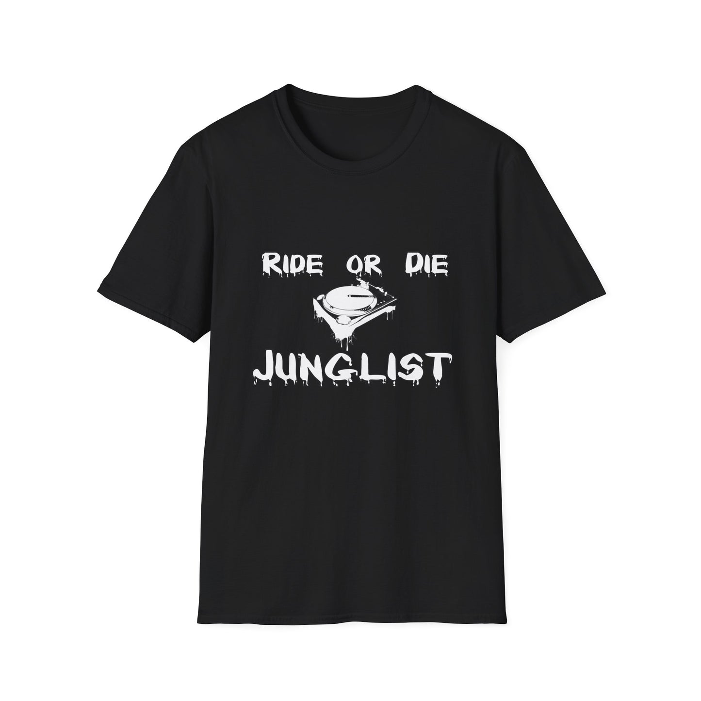 Junglist Softstyle Drum and Bass Rave T-Shirt Mens Womens Unisex Music Lover Gift, Rave Apparel, Festival Wear, Streetwear