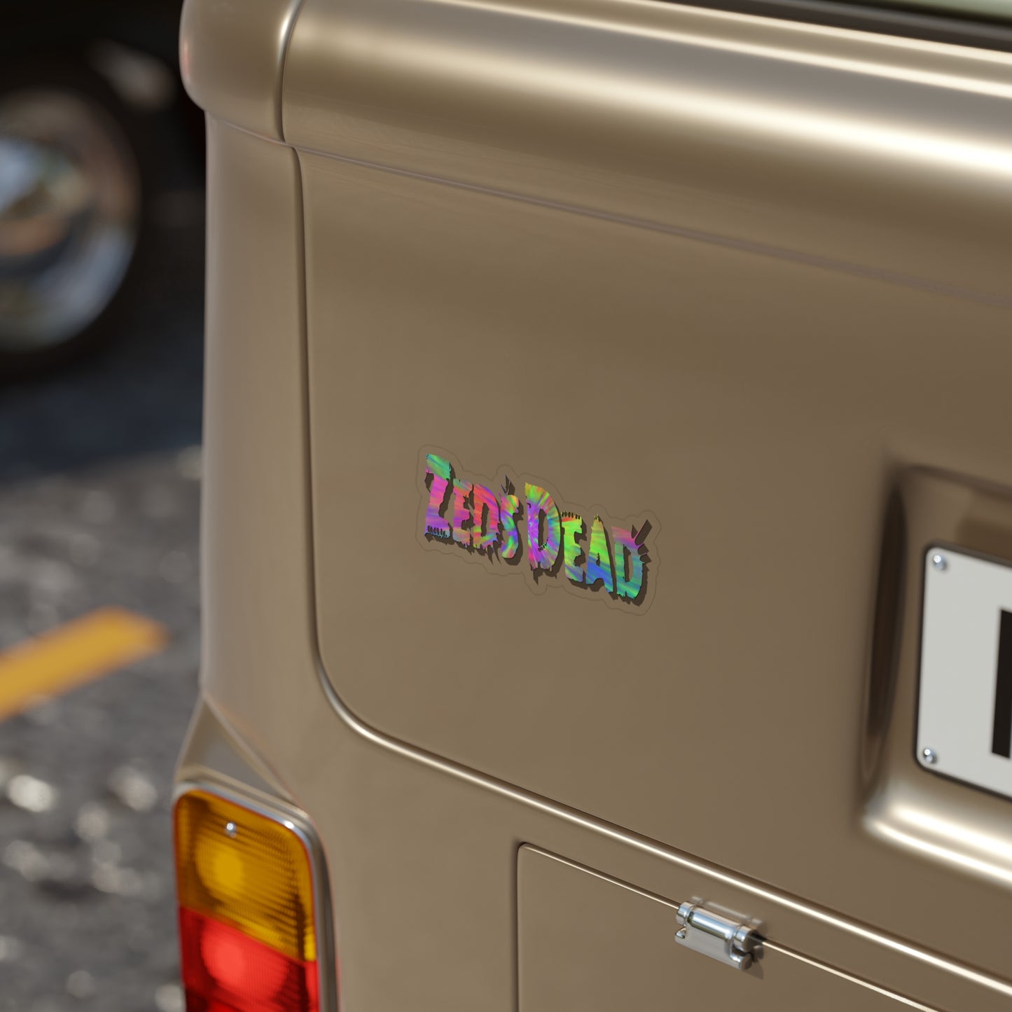 Zed's Dead Psychedelic Car Sticker Vinyl Transparent Waterproof Decal for Books, Laptops, Windows