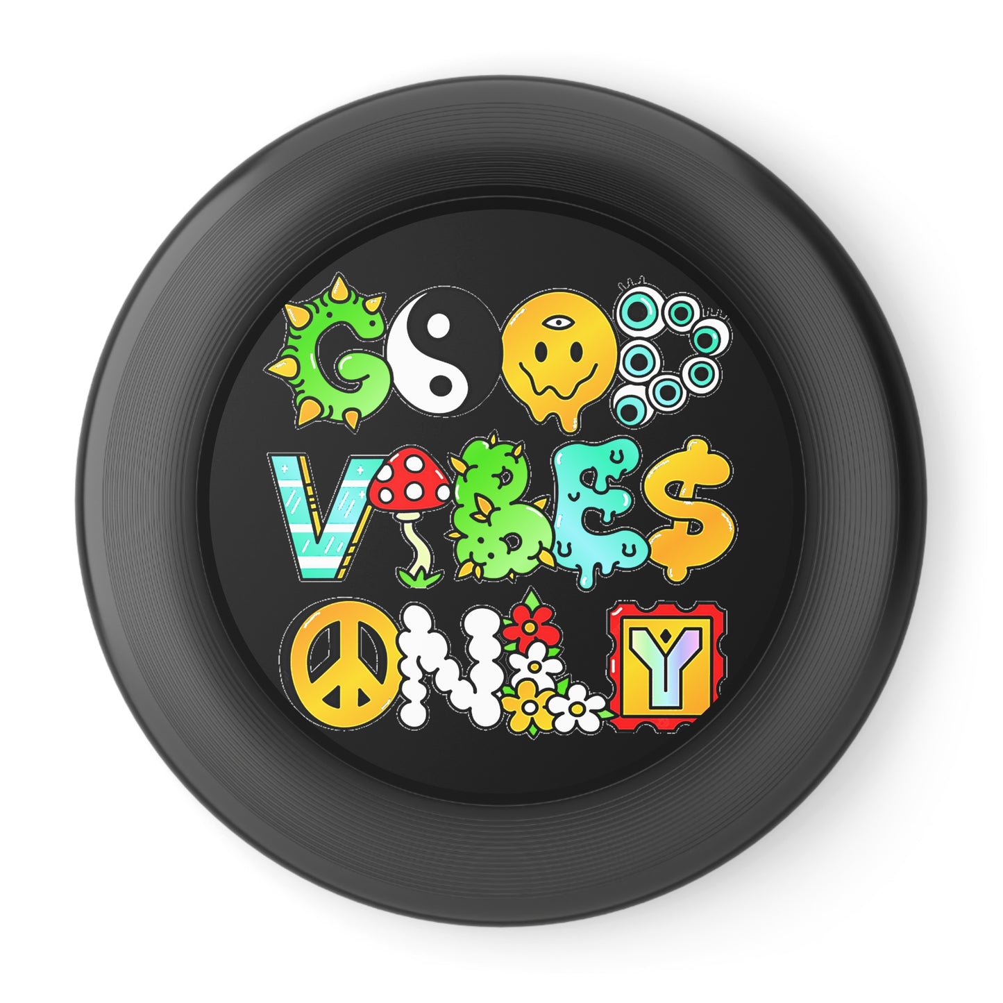 Wham-O Frisbee 11" Good Vibes Only Festival Frisbee Golf