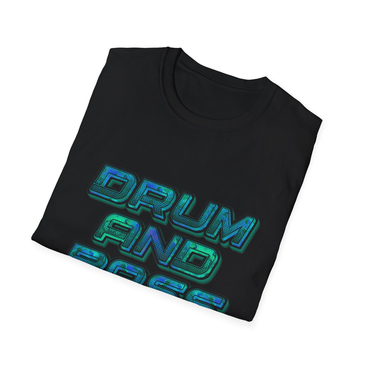 Drum and Bass All Day Every Day Softstyle T-Shirt DnB Mens Womens Unisex Music Lover Gift, Rave Apparel, Festival Wear, Streetwear