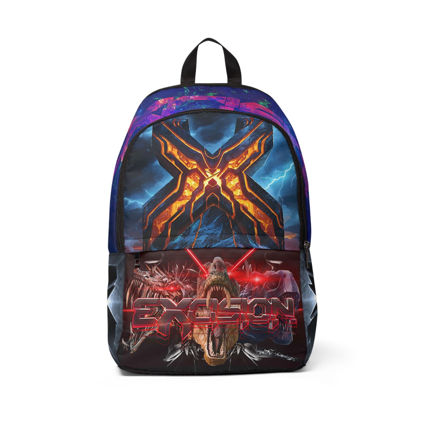 Excision Backpack Lightweight Waterproof Padded Music Festival Travel Bag Men Women Unisex