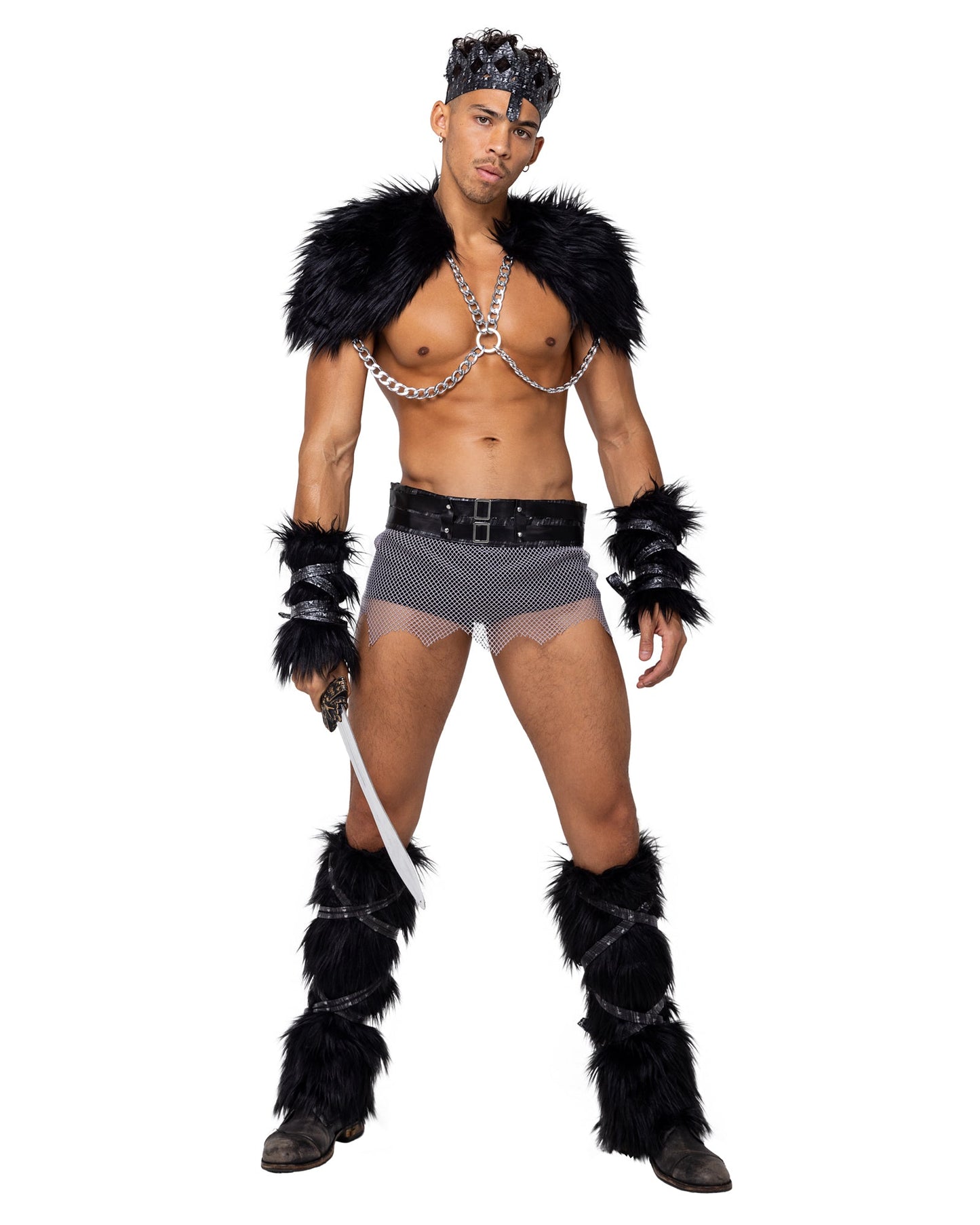 Men's Viking Hunk Costume 4pc Set