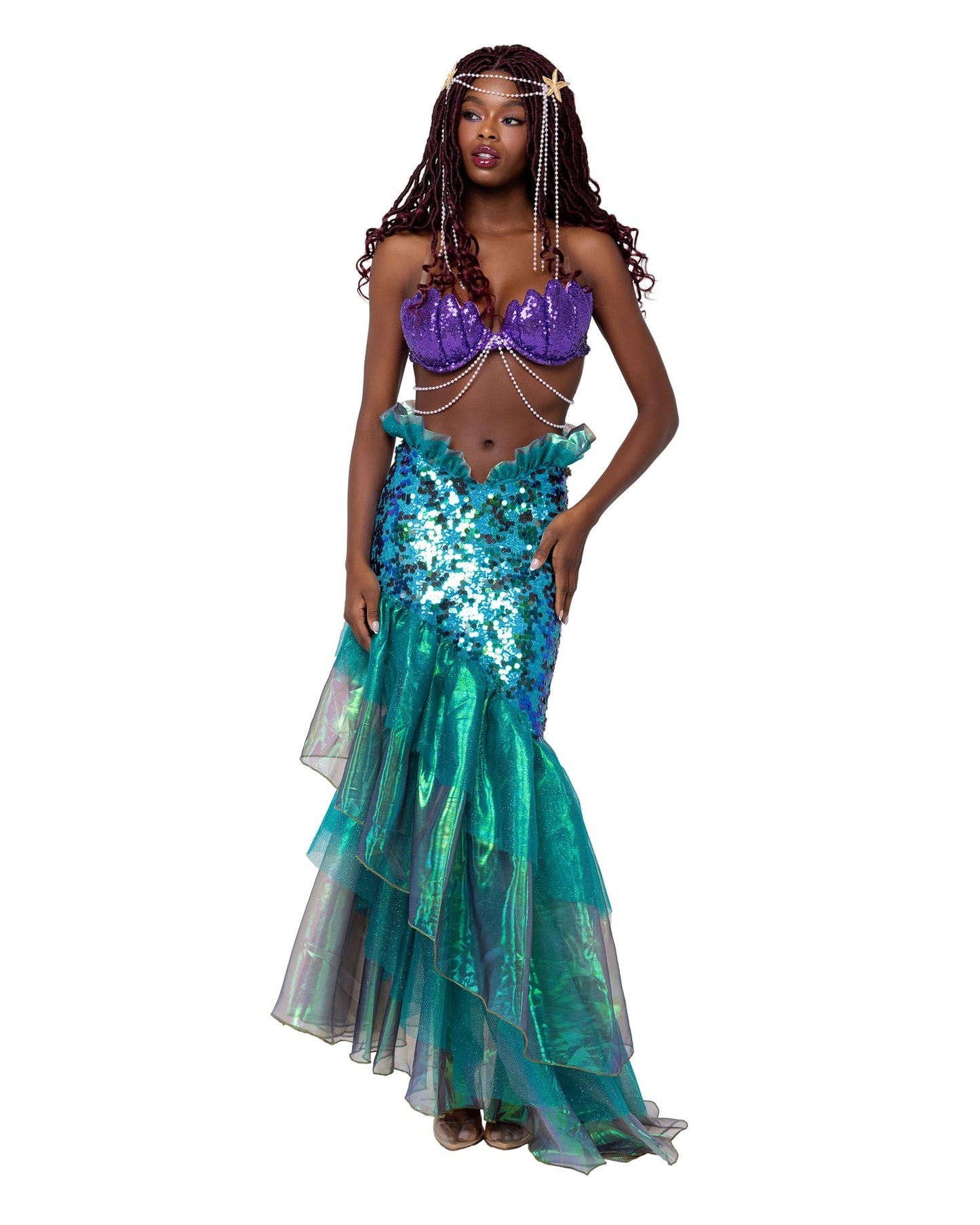 Ariel Little Mermaid Costume 3pc Set