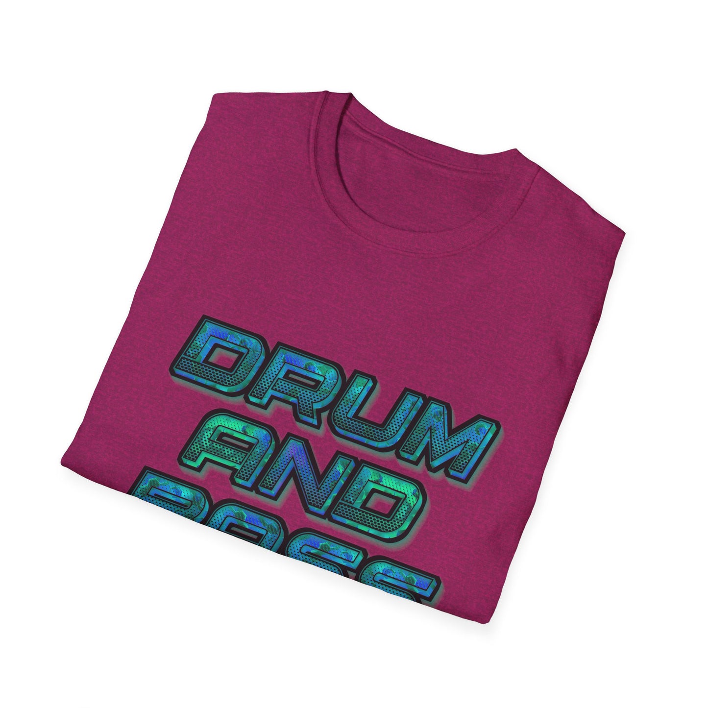 Drum and Bass All Day Every Day Softstyle T-Shirt DnB Mens Womens Unisex Music Lover Gift, Rave Apparel, Festival Wear, Streetwear