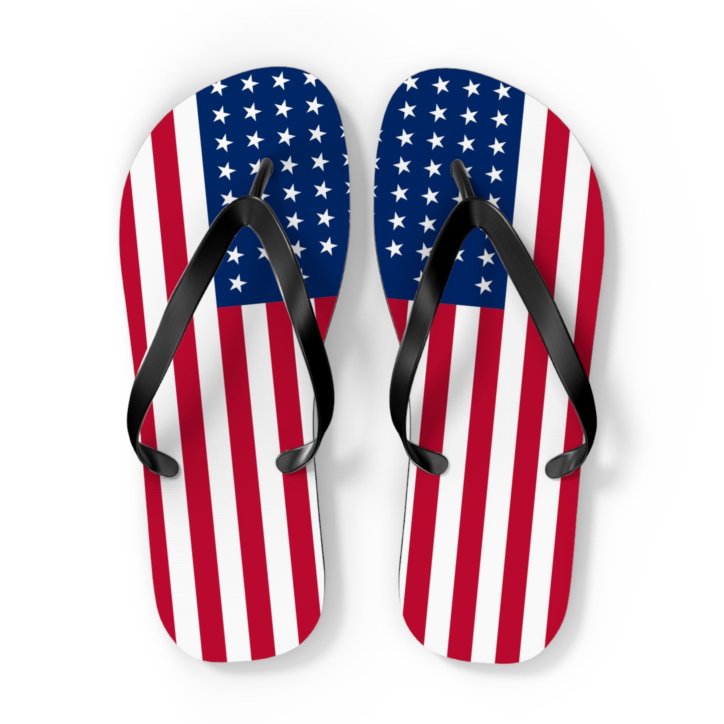 American Flag Flip Flops | Patriotic 4th of July Sandals | Made in USA