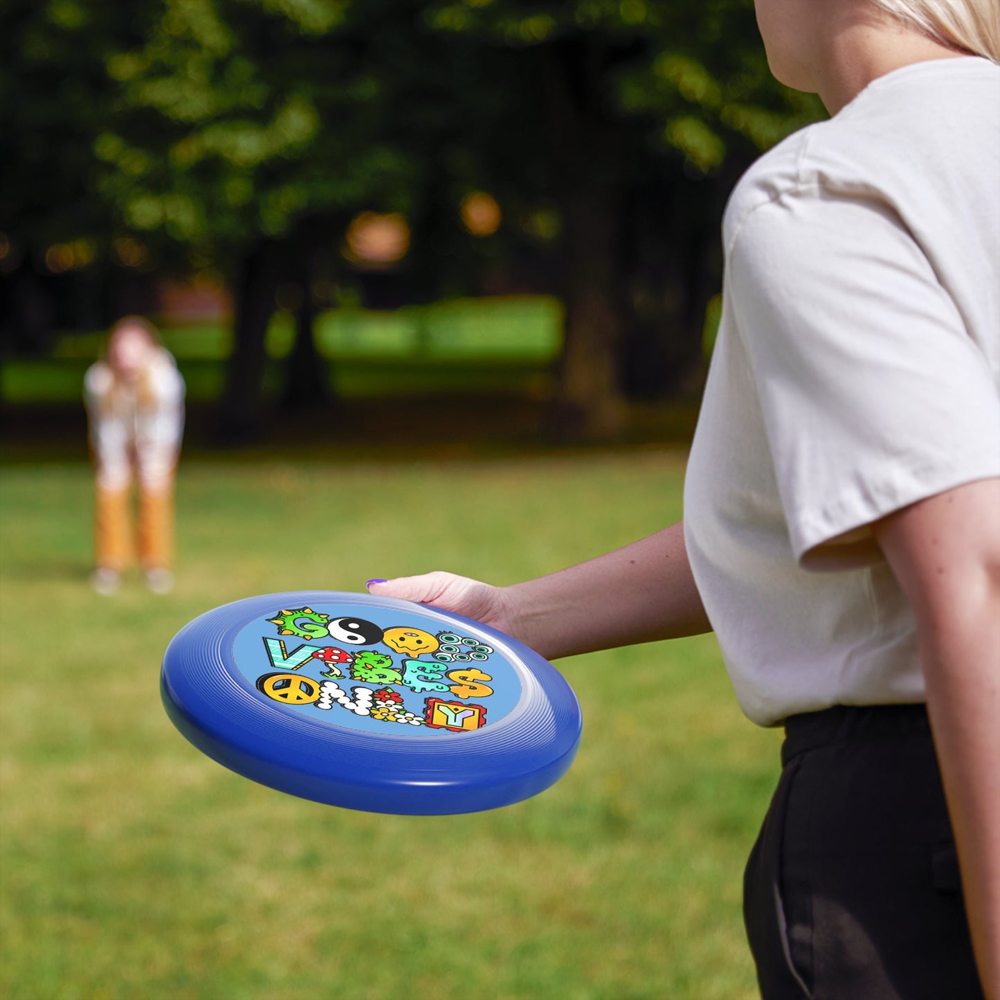 Wham-O Frisbee 11" Good Vibes Only Festival Frisbee Golf