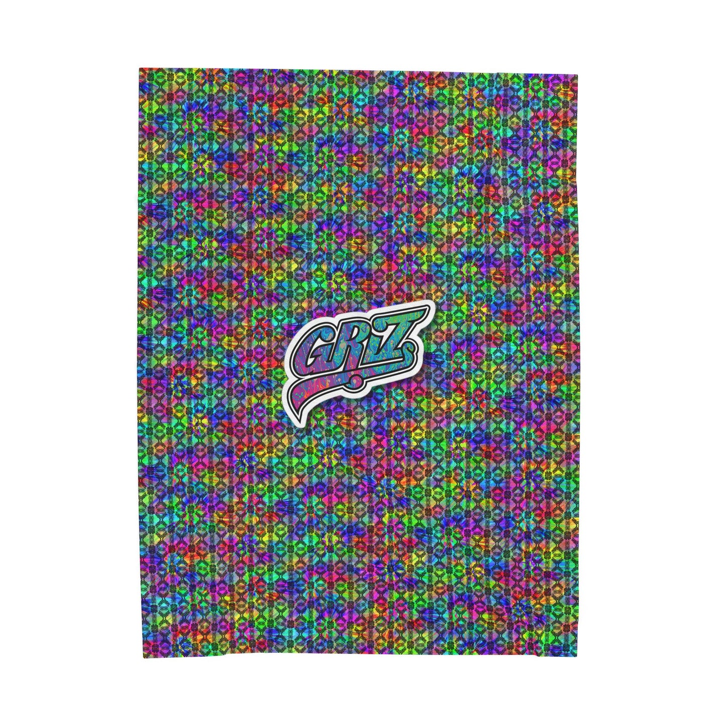 Soft Cozy GRIZ Throw Blanket - alternate colors - Rave Camping Blanket Music Festival Approved Item