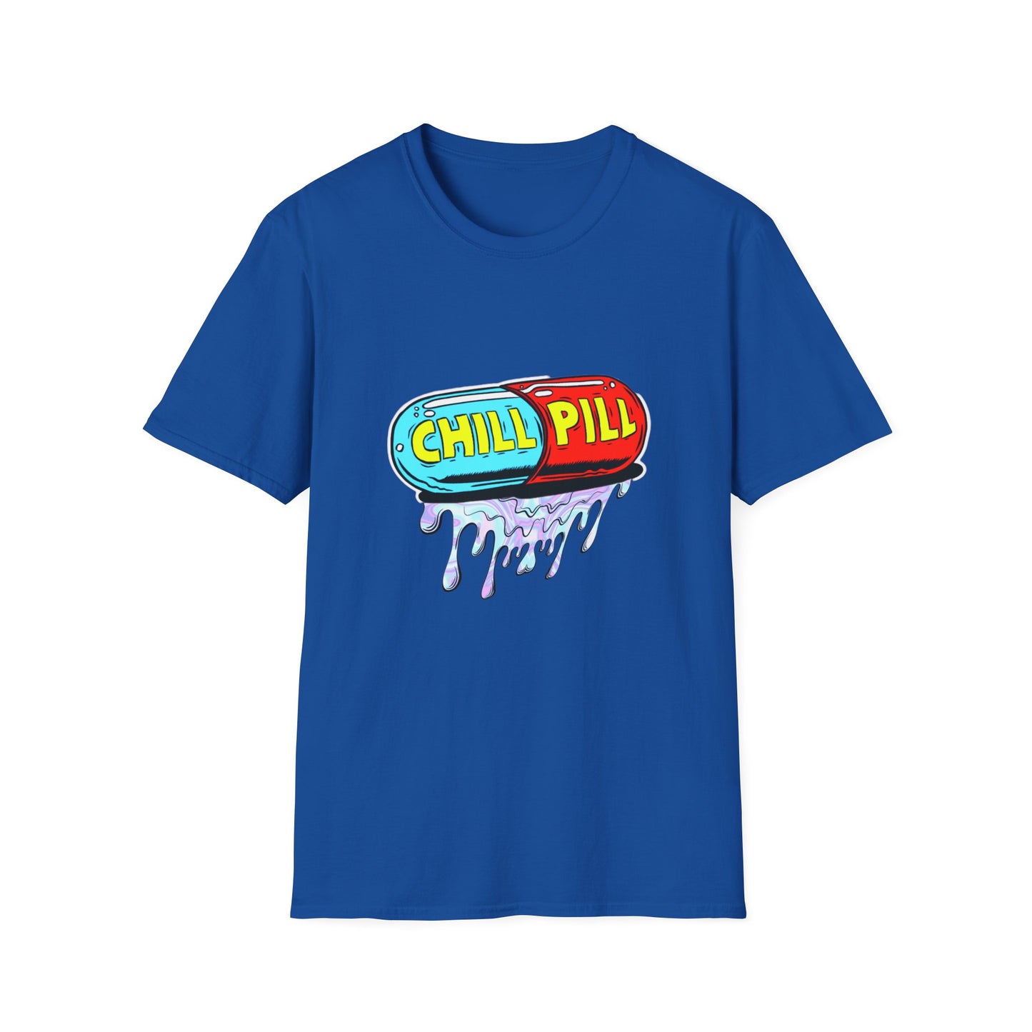 Chill Pill Softstyle Rave T-Shirt Mens Womens Unisex Funny Shirt, Ravewear, Festival Wear, Streetwear