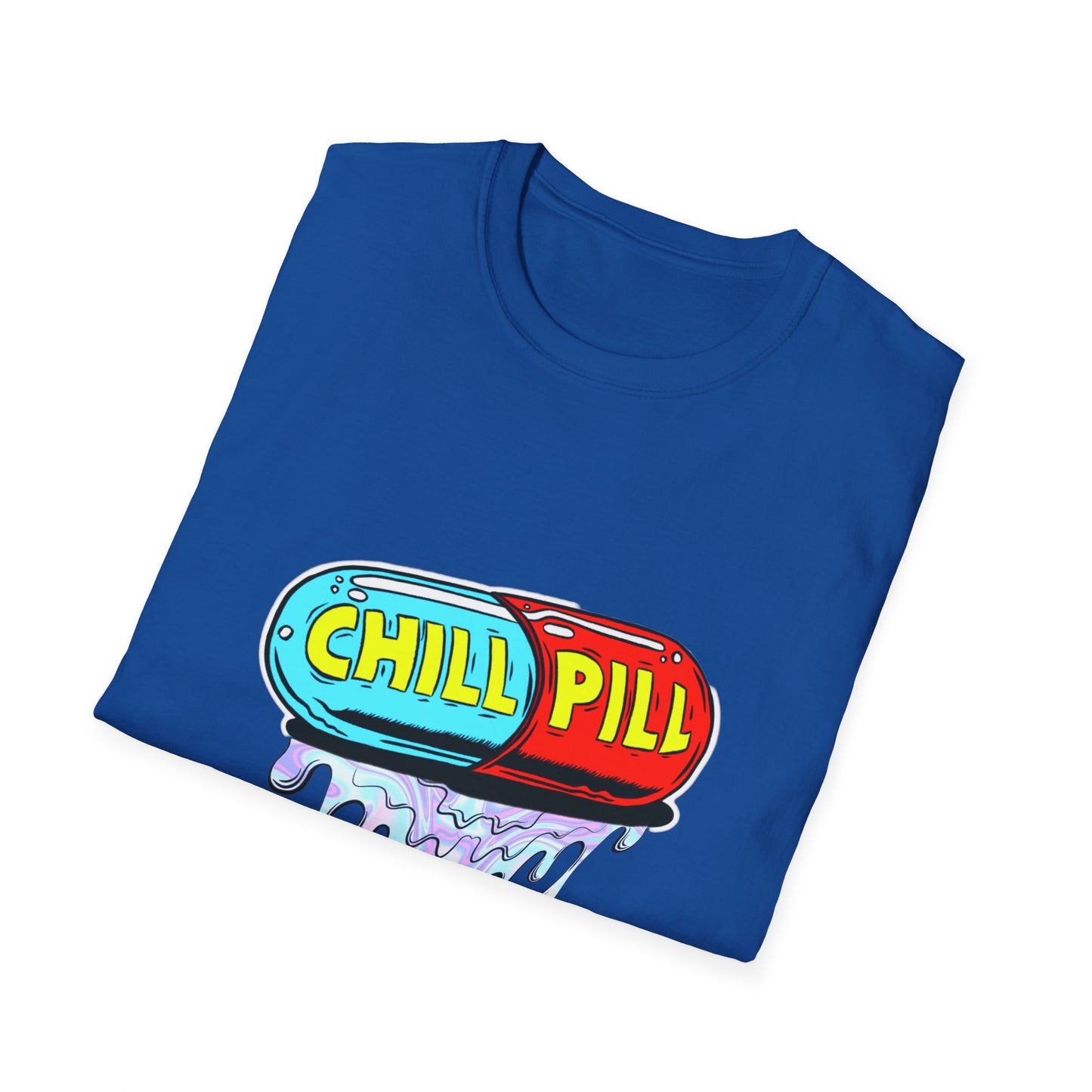 Chill Pill Softstyle Rave T-Shirt Mens Womens Unisex Funny Shirt, Ravewear, Festival Wear, Streetwear