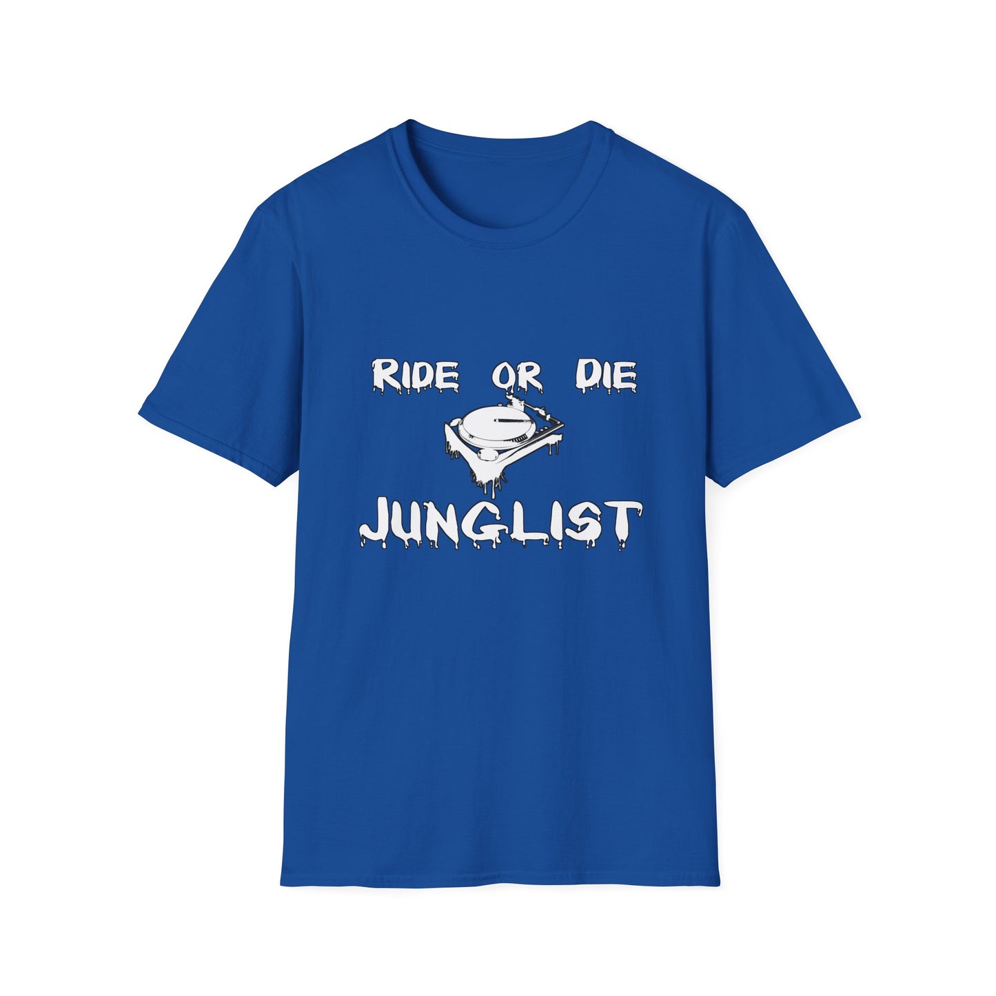 Junglist Softstyle Drum and Bass Rave T-Shirt Mens Womens Unisex Music Lover Gift, Rave Apparel, Festival Wear, Streetwear
