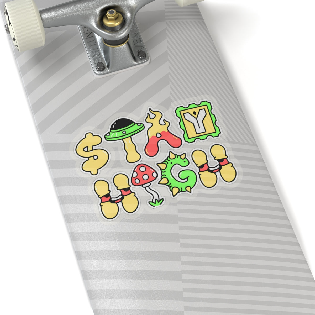 Stay High waterproof Decal no-bubble sticker for car, laptop, book, water bottle, etc