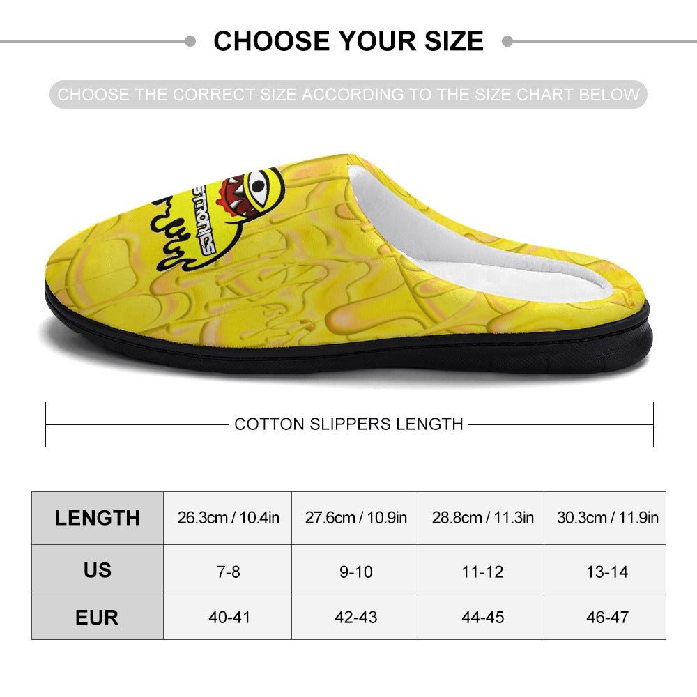 EDM Artist Cotton Slippers Soft, Comfy, No-Slip, Waterproof, Odor-resistant Music Festival Rave Gifts Mens Womens Unisex LIMITED EDITION