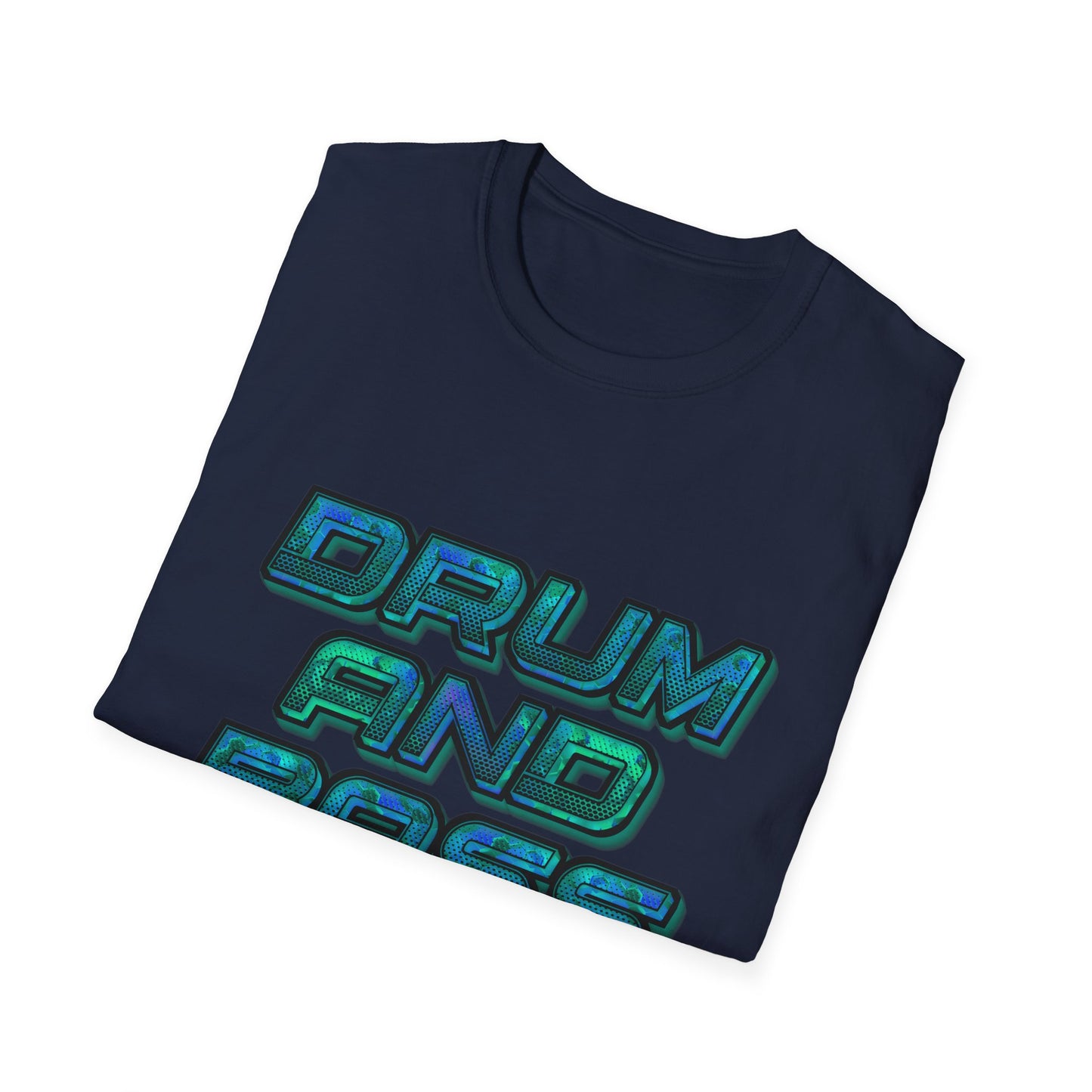Drum and Bass All Day Every Day Softstyle T-Shirt DnB Mens Womens Unisex Music Lover Gift, Rave Apparel, Festival Wear, Streetwear