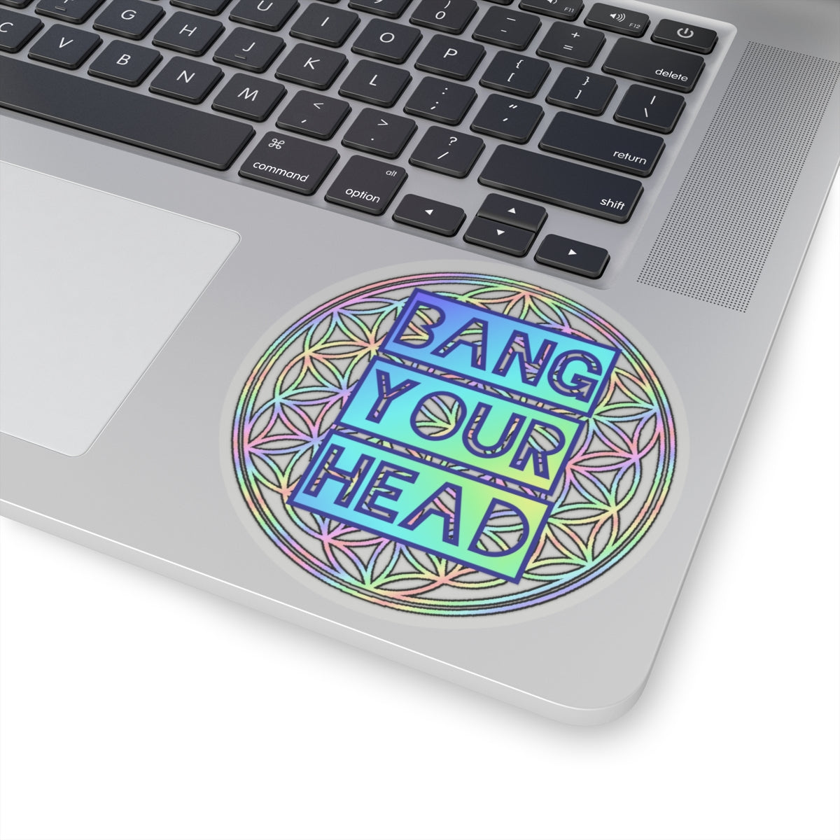 BANG YOUR HEAD waterproof Decal no-bubble sticker for car, laptop, book, water bottle, etc