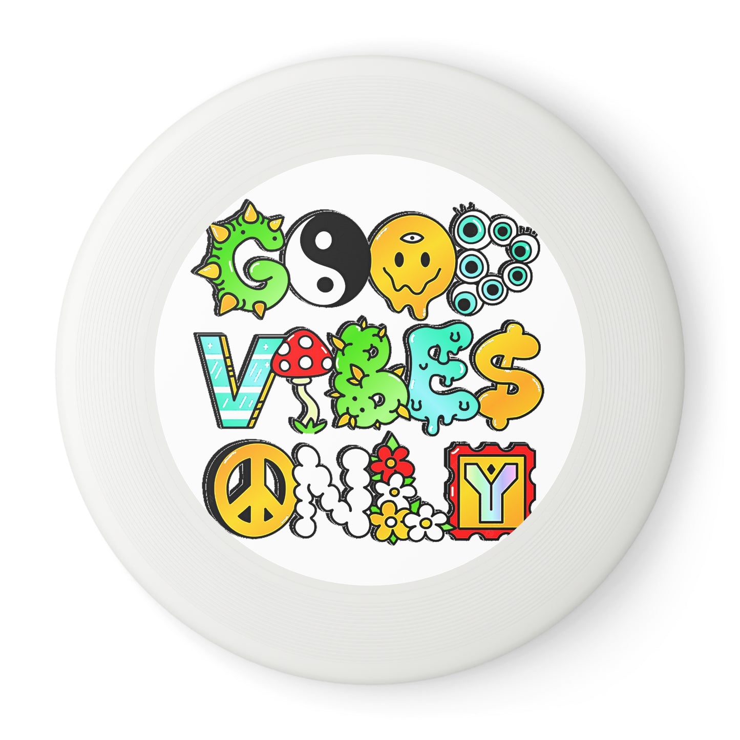 Wham-O Frisbee 11" Good Vibes Only Festival Frisbee Golf
