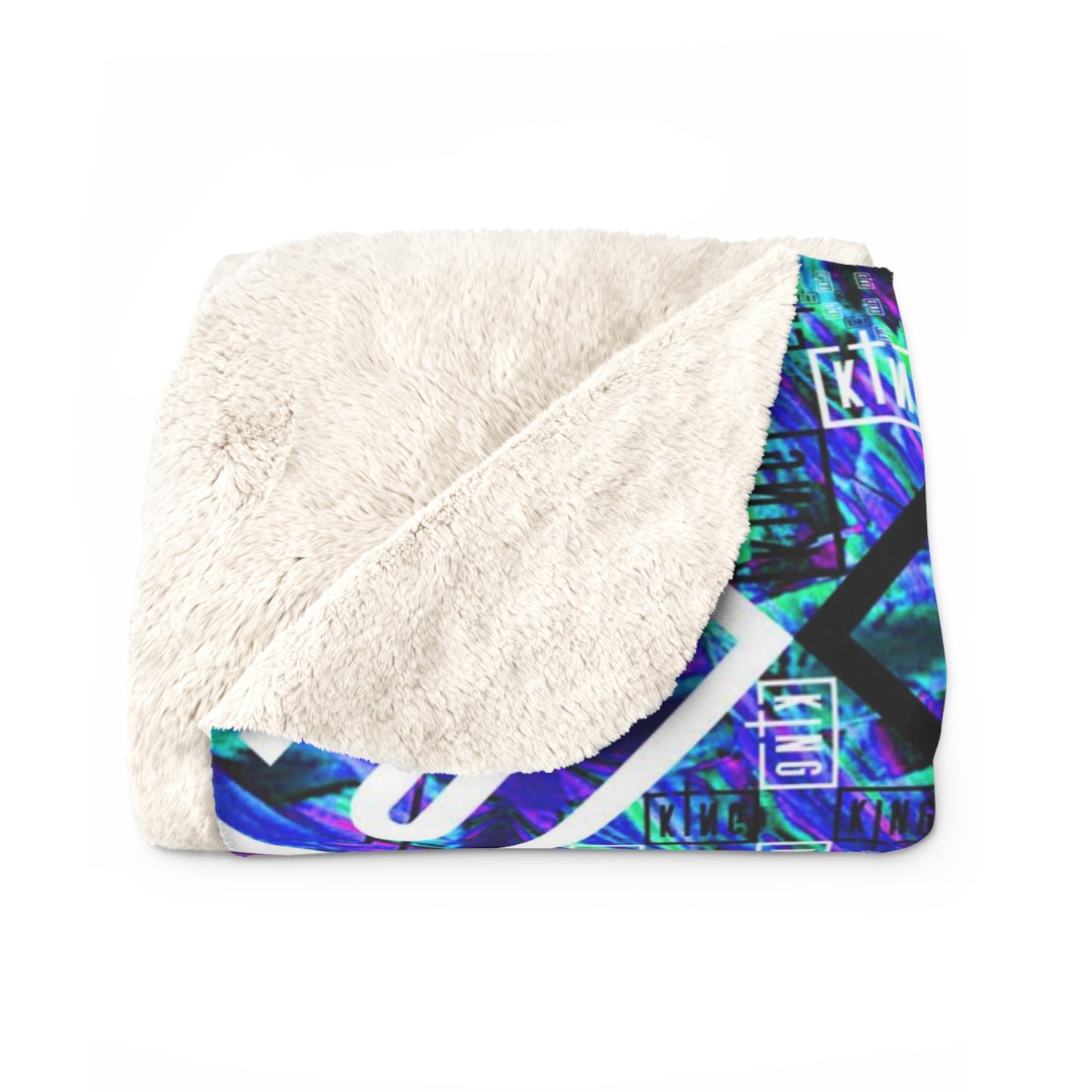 Premium Micro-Mink Sullivan King Sherpa Blanket | EDM Music Festival Blankets