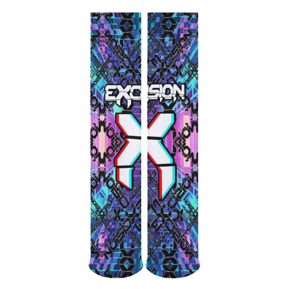 Excision Socks 5 Pack Sweat-Proof Odor-Resistant Breathable Large Socks