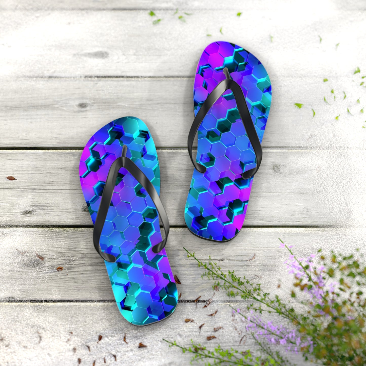 3D Bio-mech Unisex Flip Flops