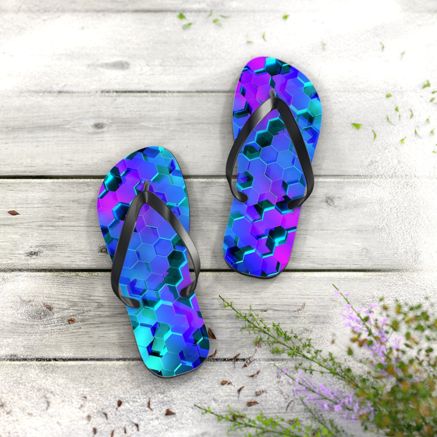3D Bio-mech Unisex Flip Flops