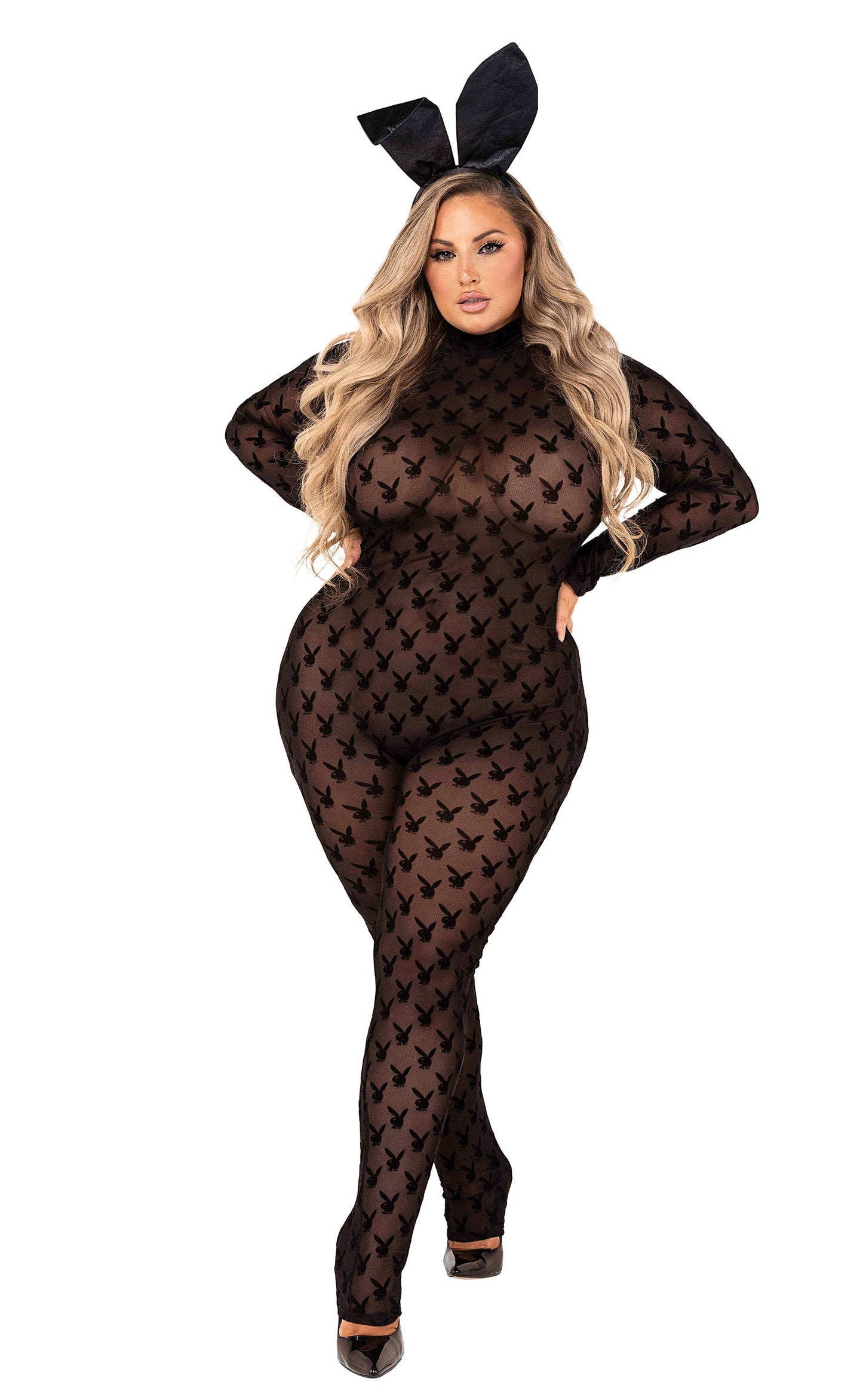 Sheer Playboy Bunny Bodysuit
