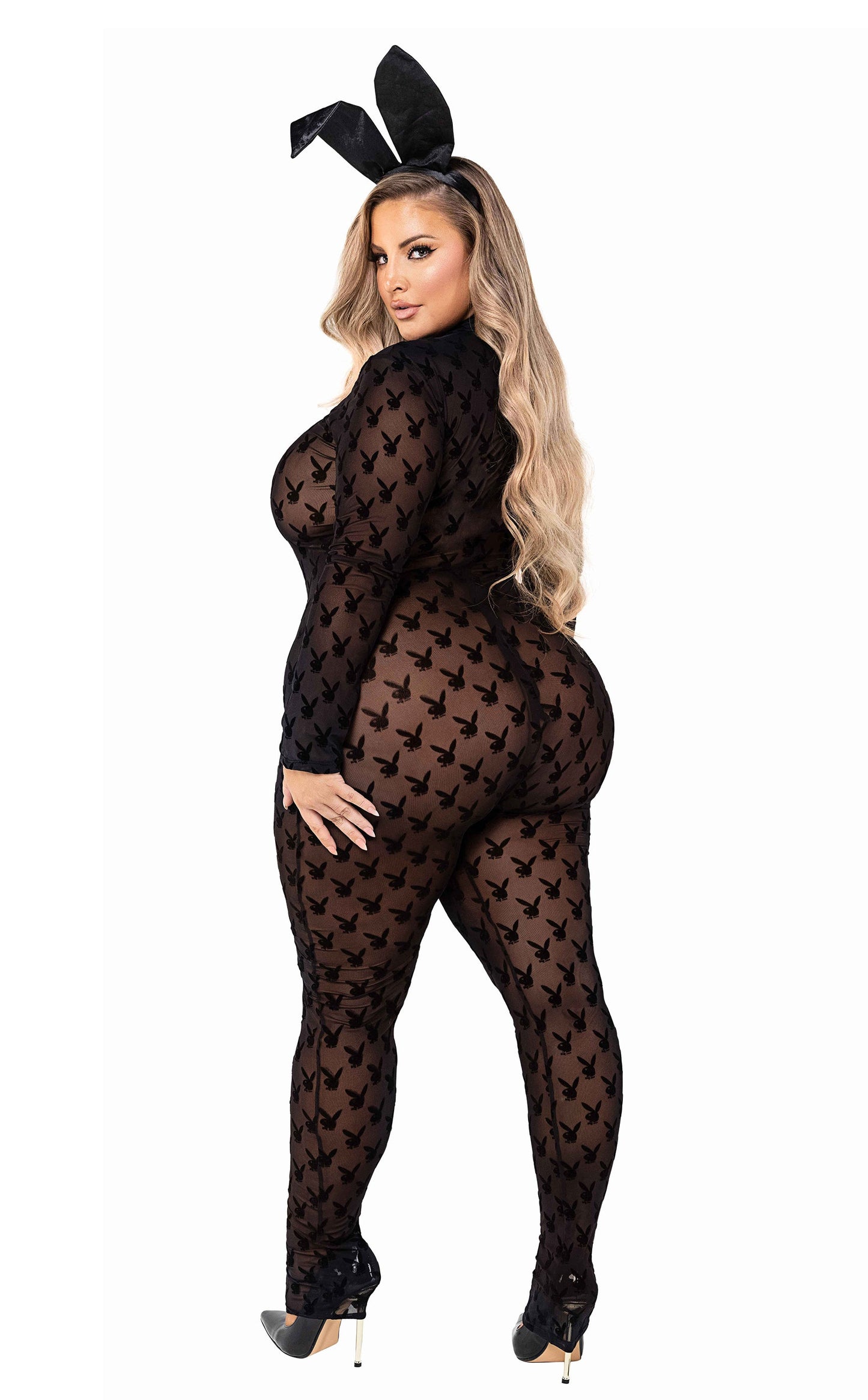 Sheer Playboy Bunny Bodysuit