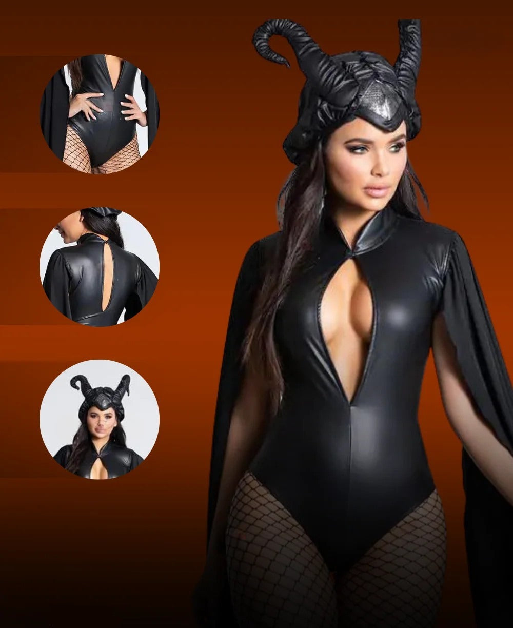 Sexy Maleficent Costume Set