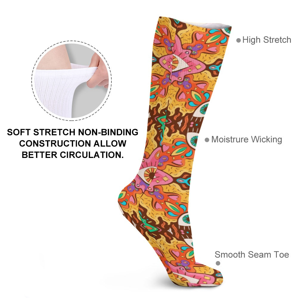 Third Eye 5 Pack Sweat-Proof Odor-Resistant Breathable Large Socks
