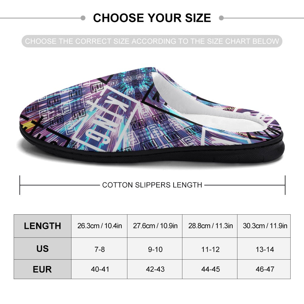 EDM Artist Cotton Slippers Soft, Comfy, No-Slip, Waterproof, Odor-resistant Music Festival Rave Gifts Mens Womens Unisex LIMITED EDITION