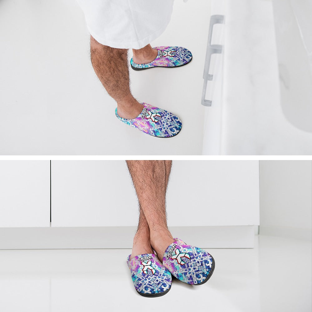 EDM Artist Cotton Slippers Soft, Comfy, No-Slip, Waterproof, Odor-resistant Music Festival Rave Gifts Mens Womens Unisex LIMITED EDITION