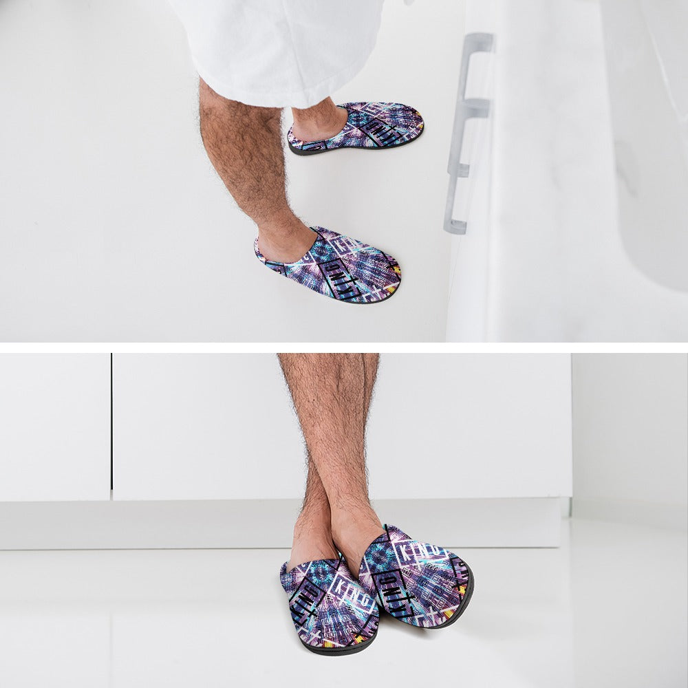 EDM Artist Cotton Slippers Soft, Comfy, No-Slip, Waterproof, Odor-resistant Music Festival Rave Gifts Mens Womens Unisex LIMITED EDITION