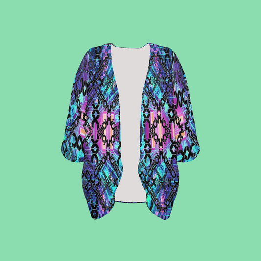 Head Banger Kimono Chiffon Cover Up Robe