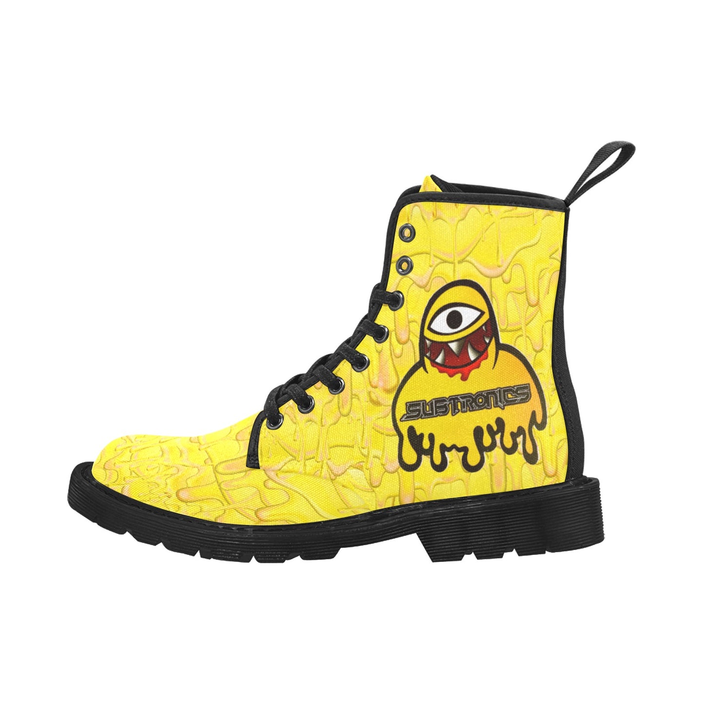 Subtronics Limited Edition Women's Lace Up Canvas Boots